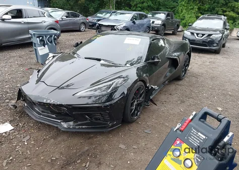 2021 Chevrolet Corvette Stingray 3Lt z USA, uszkodzony, nr VIN 1G1YC2D4XM5110199